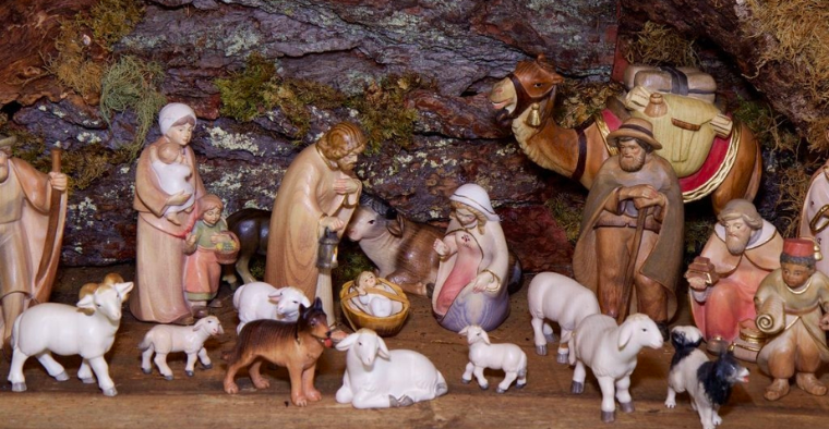 Il presepe in pineta
